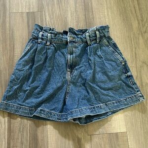 Zara Denim High-Waisted Shorts
